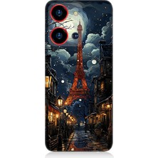 Teknomeg Reeder S19 Max Pro S Zoom Uyumlu Paris Sokakları  Desenli Silikon Kılıf