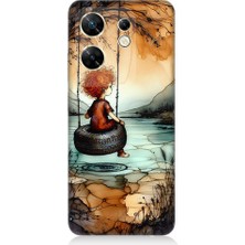 Teknomeg Infinix Zero 30 4g Uyumlu Yalnız Çocuk  Desenli Silikon Kılıf