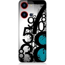 Teknomeg Reeder S19 Max Pro S Zoom Uyumlu Sayısal Karmaşa  Desenli Silikon Kılıf