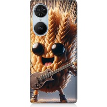 Teknomeg Reeder S19 Pro S Edge Uyumlu Gitar Buğdayı  Desenli Silikon Kılıf