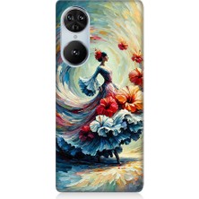 Teknomeg Reeder S19 Pro S Edge Uyumlu Dönen Dans  Desenli Silikon Kılıf