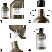 L'Oréal Professionnel Absolut Repair Molecular Tüm Yıpranmış Saçlar Için Arındırıcı Refill Şampuan 500ml