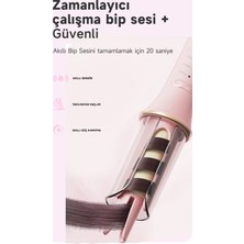 Pluzz Otomatik Saç Maşası Kalın Su Dalgası 32MM Iyonlu