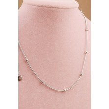 X-lady Accessories  Altın Renk Kararmaz Paslanmaz Çelik Dorika Zincir Çelik Kolye- 3198