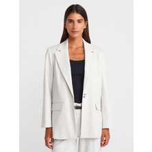 60768 Blazer Ceket-Açık Gri