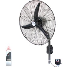 DÜNDAR SV 65 (25") 65 cm Kumandalı Duvar Tipi Sanayi Vantilatörü 11200 m³/h Debi