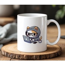 BB Design I Are Programmer Tasarımlı Beyaz Seramik Baskılı Kupa Bardak 330 ml