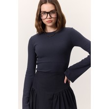 Evaze Kollu Body Lacivert