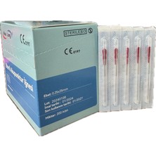 Hualong Akupunktur Iğnesi Kuru Iğne 0,25X25 mm  200LÜK Paket 400 Adet 2 Kutu