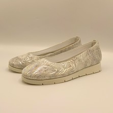 Ametist Alena Gümüş Deri Babet