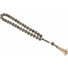 Nusret Takı 925 Ayar Gümüş Döküm Toplardan Tesbih