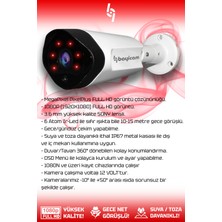 Bayicam 16 Kameralı Uzay 16 Dış Kamera Set Hdd'siz Full Hd Gece Görüşlü Güvenlik Kamerası Sistemi
