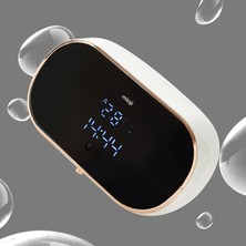 Mioji Mio SM01 Saatli 2000MAH Şarjlı Dijital Ekranlı 350ML Köpük Sabunluk Dispenser - Beyaz