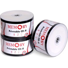MEMORY Printable Cd-r 700mb 52x 80 Dk 50 Adet Cdm001