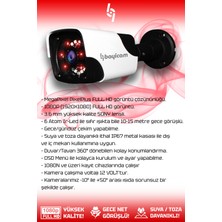 Bayicam 4 Kameralı Panda 2 Iç Kamera Set 1 Tb HDD Full Hd Gece Görüşlü Güvenlik Kamerası Sistemi