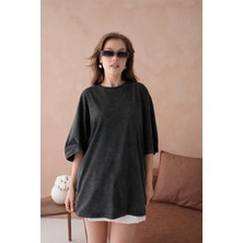 Taş Işlemeli Salaş Basic T-Shirt