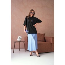 Taş Işlemeli Salaş Basic T-Shirt