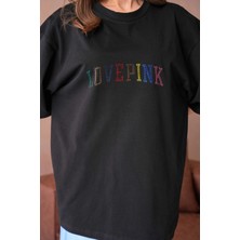 Taş Işlemeli Salaş Basic T-Shirt