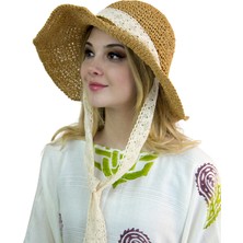 Bay Şapkacı - El Örgülü Bağcıklı Şapka 3874