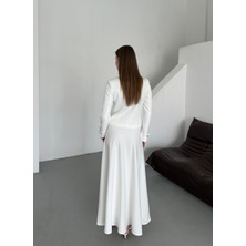 Zirkon Taş Detaylı Vintage Kadın Takım