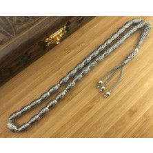 925 Ayar Gümüş Kapsül Kesim Fizyon Tesbih Model 7