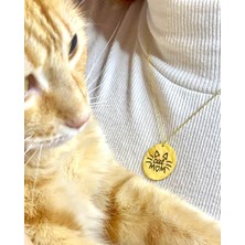 Usho Jewelry 925 Ayar Gümüş Cat Mom Kolye