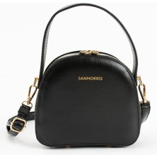 Sanmorris Kadın Gold Aksesuar Ayarlanabilir Çapraz Askılı El ve Omuz Çantası