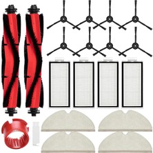 Whimsy1 Roborock Q7 Q7+ Q7 Max Q7 Max+Robot Elektrikli Süpürge Silindir Fırça Hepa Filtreleri Için Uyumlu Yedek Aksesuar Seti (Yurt Dışından)
