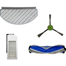 Whimsy1 Ecovacs Deebot N20 Plus/pro Plus Robot Süpürge Aksesuarları Kiti Ana Yan Fırça Hepa Filtreleri Paspas Pedleri (Yurt Dışından)