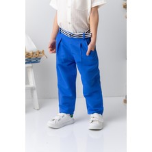 Erkek Bebek Kemerli Gabardin Pantolon - Sax