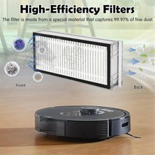 Haven 5 Q5 Max+ / Duoroller+ Robot Süpürge Ana Yan Fırça Hepa Filtre Toz Torbaları Yedek Parçaları (Yurt Dışından)