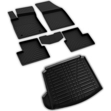 Ferrous Renault Megane 4 Sedan Ferrous 4d Paspas  ve Sol Kulaklı 3D Bagaj Havuzu 2016 ve Üstü