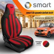 Panda Smart Araçlarla Uyumlu Lakos Kumaş Ortopedik Destekli Oto Koltuk Kılıfı- Ön Iki