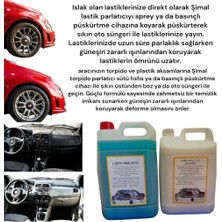 2'li Oto Bakım Seti 5 Lt Torpido Parlatıcı Süt/torpido Bakım Kremi, 5 Lt Lastik Parlatıcı
