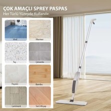 Etabel Sprey Mop Su Deterjan Hazneli 360 Derece Dönen Mikrofiber Bez Temizlik Seti
