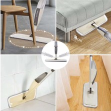 Etabel Sprey Mop Su Deterjan Hazneli 360 Derece Dönen Mikrofiber Bez Temizlik Seti