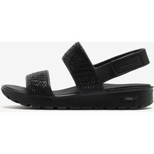Skechers Arch Fit Footsteps - Enchant Kadın Siyah Sandalet 111531 Bbk