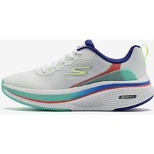 Skechers Go Run Elevate 2.0 Kadın Beyaz Koşu Ayakkabısı 129002 Wmlt Hafif ve Esnek Taban Tipi ile Konforlu