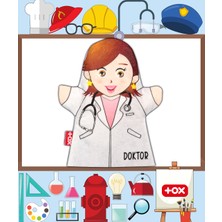 Tox Doktor Meslekler Keçe El Kukla