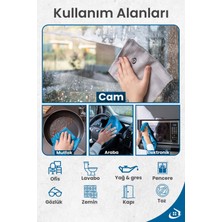 Pella Fabrika Satış Mağazası-Orijinal 4'lü Antrasit Gri Mikrofiber Temizlik Bezi-Ithal Ürün-Atiye & Selçuk Türkal, 60x40 Cm