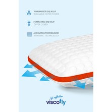 Visco Collagen Ortopedik Yastık - Orta Sertlik - 53 cm * 39 cm * 15 cm - Neon Turuncu