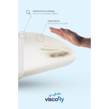 Visco Collagen Ortopedik Yastık - Orta Sertlik - 53 cm * 39 cm * 15 cm - Neon Turuncu