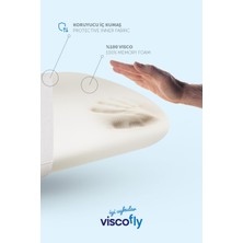 Visco Collagen Ortopedik Yastık - Orta Sertlik - 53  cm  * 39  cm  * 15  cm  - Neon Pembe