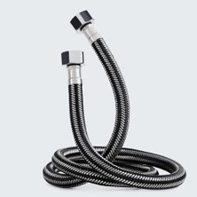 3/8-M10X1 Paslanmaz Çelik Örgülü Flexıble Bağlantı 90 cm