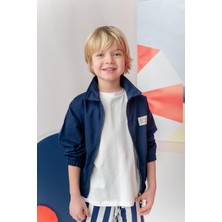 Erkek Çoçuk Gabardin Ceket - Lacivert