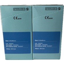 Hualong Akupunktur Iğnesi Kuru Iğne 0.25X40 mm 2 Kutu 400 Adet