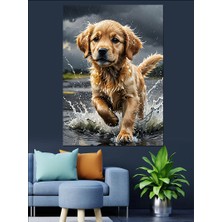 Yavru Köpek Dekoratif Kanvas - Mdf Ahşap Tablo