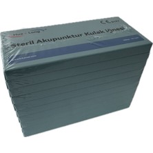 Hualong Akupunktur Iğnesi Kulak Iğnesi Bantlı 0.22X1.7 mm 100LÜK paket 1000ADET 10 kutu 
