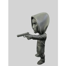 Vitrin XL Squid Game Front Man Yönetici 3D Figür 20 cm