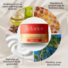 Relance Katı Şampuan, Normal Saçlar Için Doğal Şampuan, Shea Yağı, Sülfatsız 80g